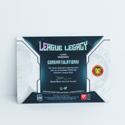 LL-HP - SCL - HARRI PESONEN - LEAGUE LEGACY SILVER - 04/20