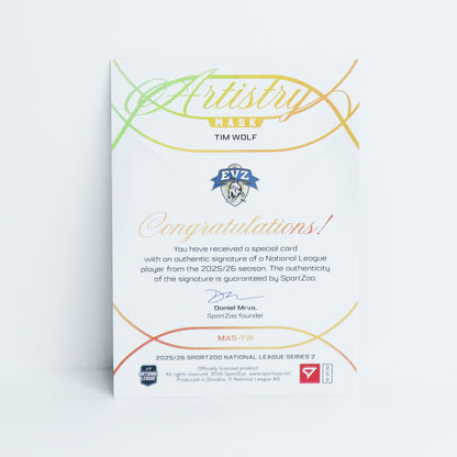 MAS-TW - EVZ - TIM WOLF - MASK ARTISTRY GOLD AUTO - 01/35