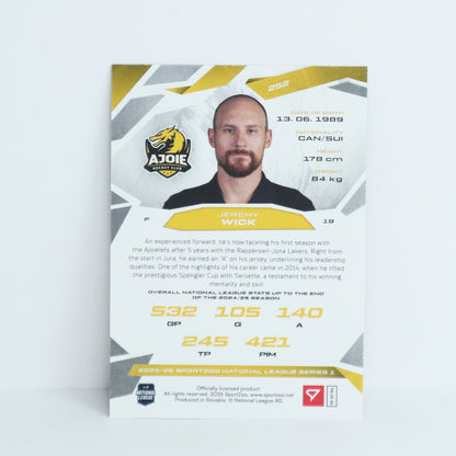252 - HCA - JEREMY WICK - BASE SET