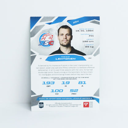 254 - ZSC - MIKKO LEHTONEN - BASE GREEN - 07/30