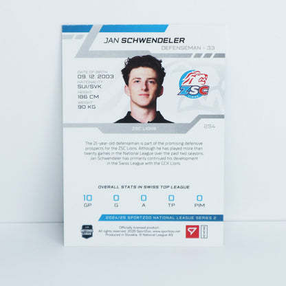 254 - ZSC - J. SCHWENDELER - BASE SET