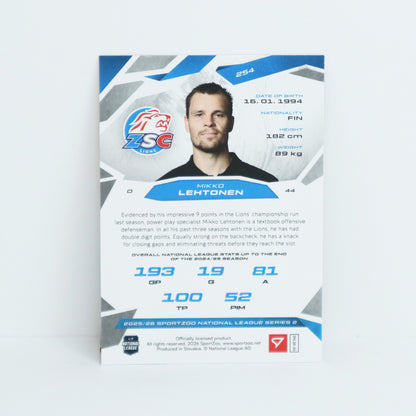 254 - ZSC - MIKKO LEHTONEN - BASE GOLD - 01/10