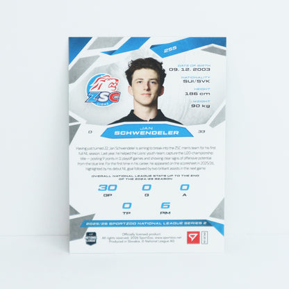 255 - ZSC - JAN SCHWENDELER - BASE BLUE