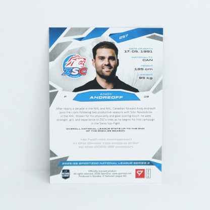 257 - ZSC - ANDY ANDREOFF - BASE GOLD - 08/10