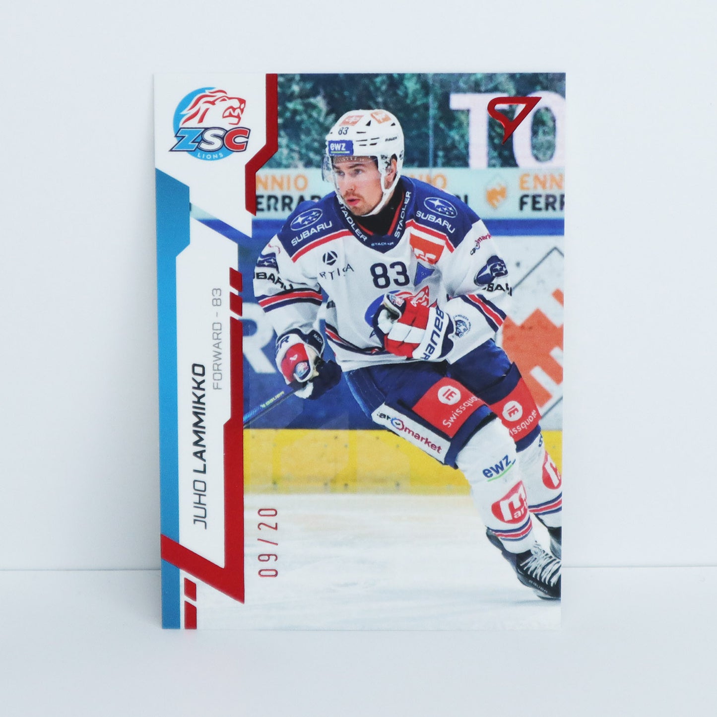257 - ZSC - JUHO LAMMIKKO - BASE RED - 09/20