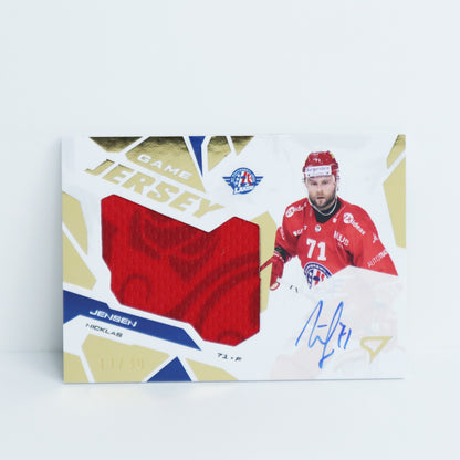 GJS-NJ - SCRJ - NICKLAS JENSEN - GAME JERSEY GOLD AUTO - 11/30