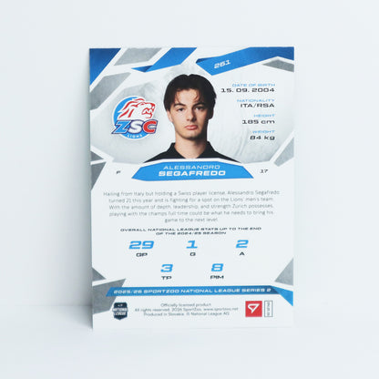 261 - ZSC - ALESSANDRO SEGAFREDO - BASE GREEN - 19/30