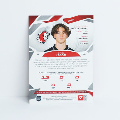 263 - LHC - GAEL HAAS - BASE RED - 11/20