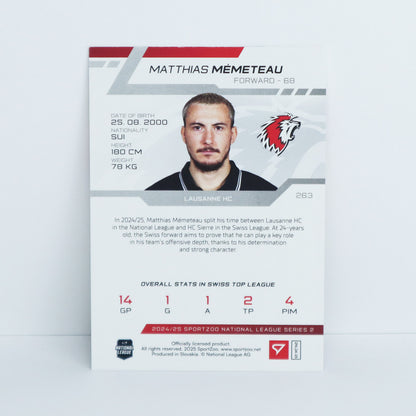 263 - LHC - M. MEMETEAU - BASE GREEN