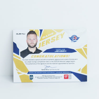 GJS-NJ - SCRJ - NICKLAS JENSEN - GAME JERSEY GOLD AUTO - 11/30
