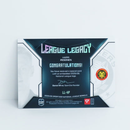 LL-HP - SCL - HARRI PESONEN - LEAGUE LEGACY SILVER - 16/20