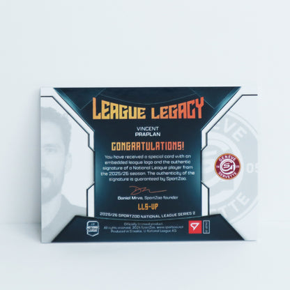 LLS-VP - GSHC - VINCENT PRAPLAN - LEAGUE LEGACY GOLD AUTO - 3/9