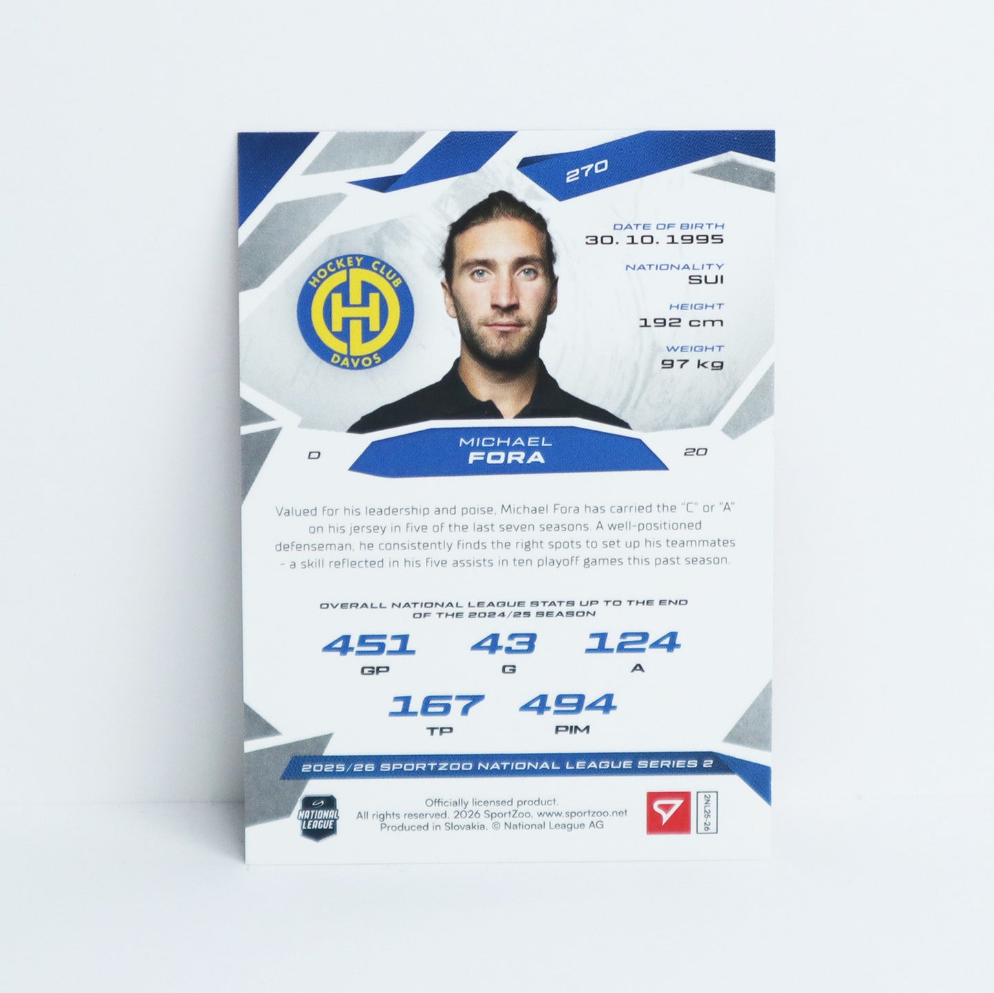 270 - HCD - MICHAEL FORA - BASE RED - 18/20