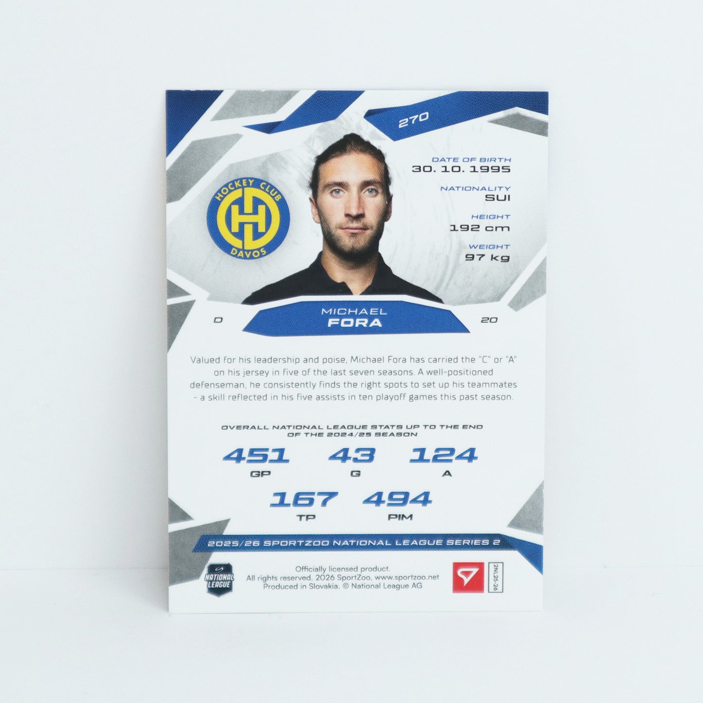 270 - HCD - MICHAEL FORA - BASE GOLD - 01/10