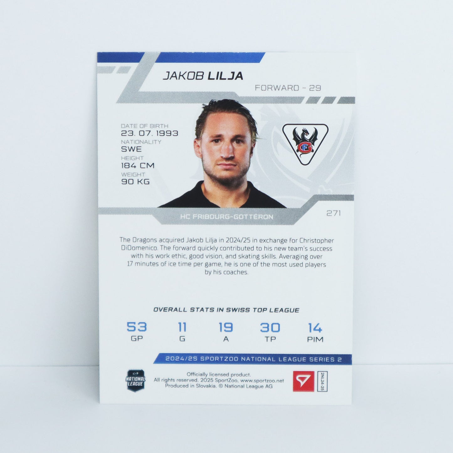 271 - FRI - JAKOB LILJA - BASE GREEN