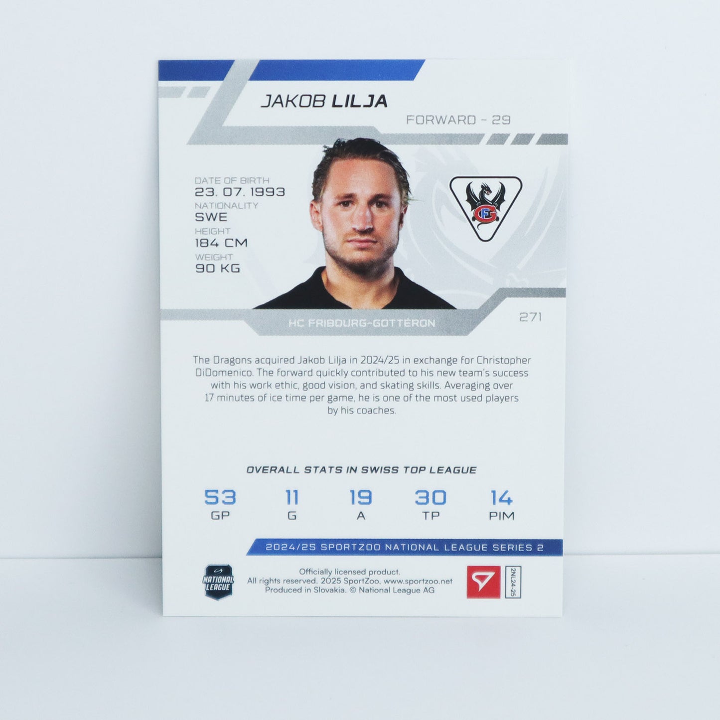 271 - FRI - JAKOB LILJA - BASE SET