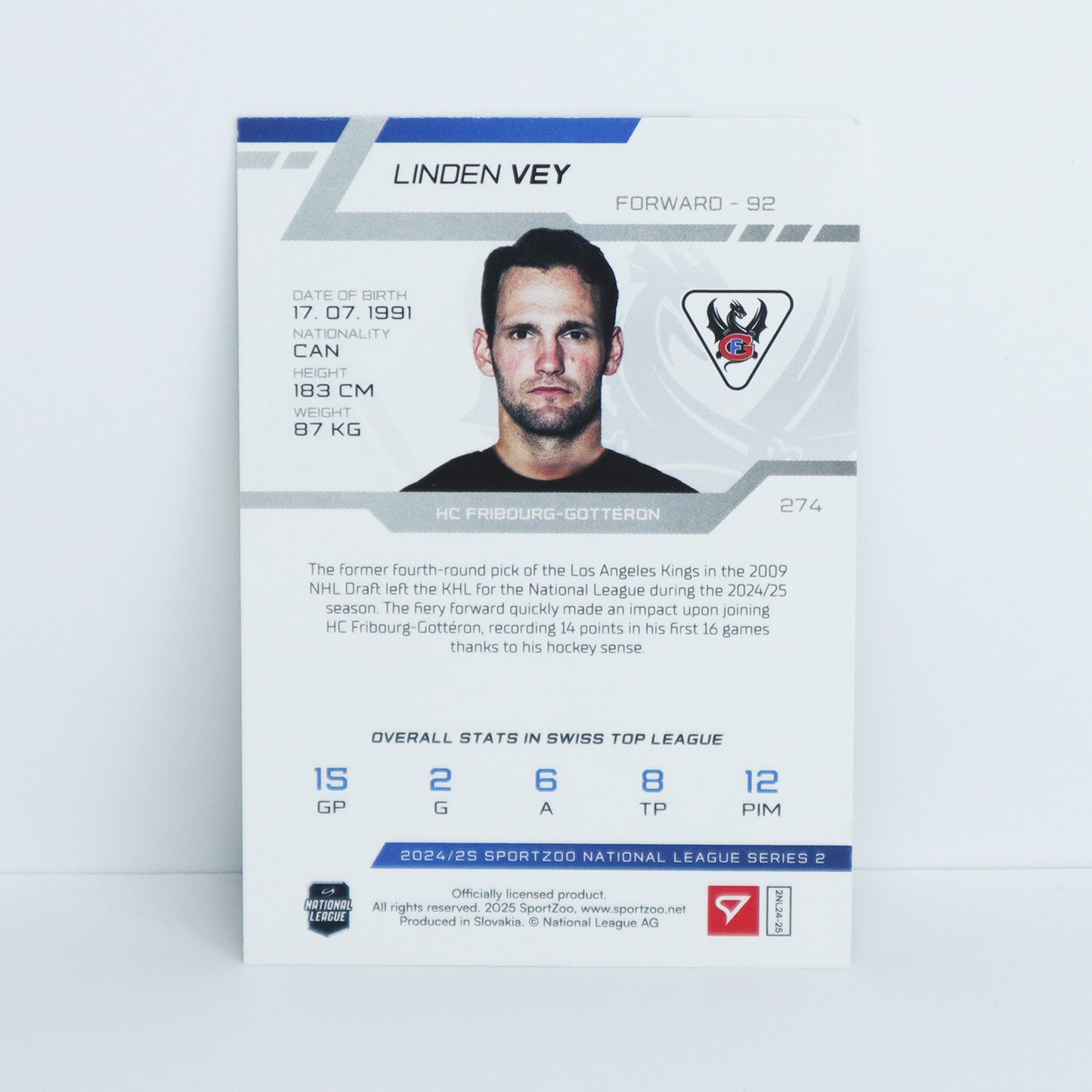 274 - FRI - LINDEN VEY - BASE GREEN