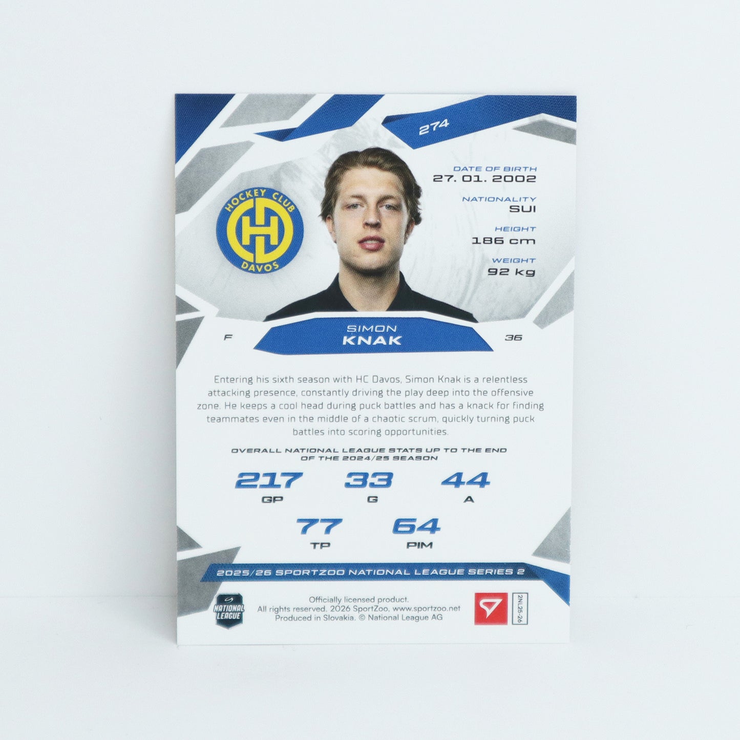 274 - HCD - SIMON KNAK - BASE GOLD - 04/10