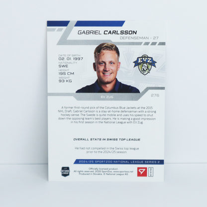 276 - EVZ - G. CARLSSON - BASE BLUE - 15/30