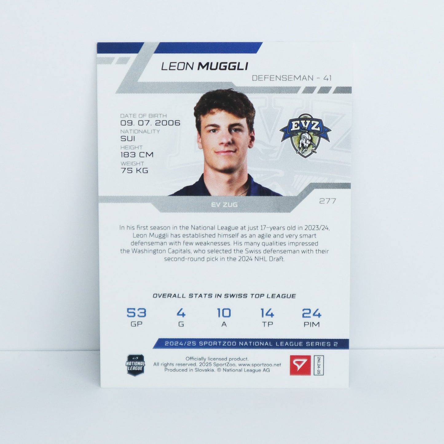 277 - EVZ - LEON MUGGLI - BASE BLUE - 20/30
