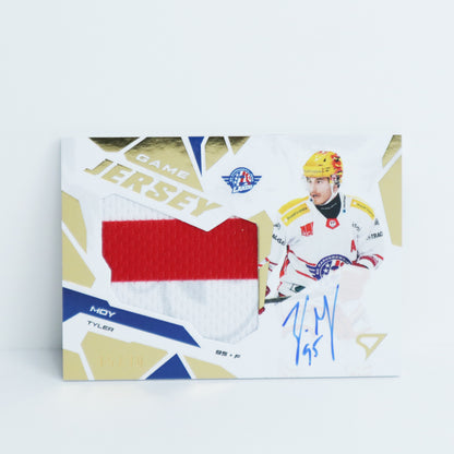 GJS-TM - SCRJ - TYLER MOY - GAME JERSEY GOLD AUTO - 15/30