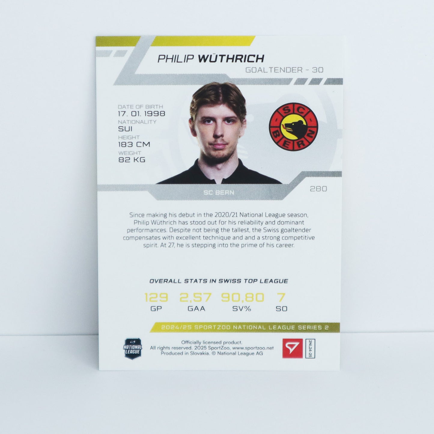 280 - SCB - PHILIP WUTHRICH - BASE SET