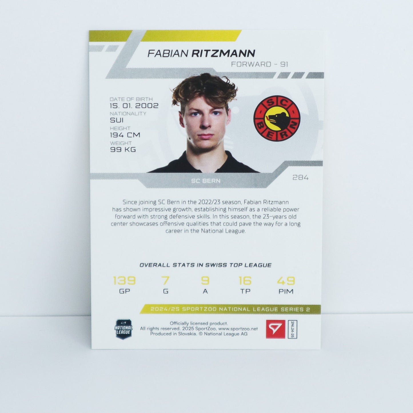 284 - SCB - FABIAN RITZMANN - BASE SET