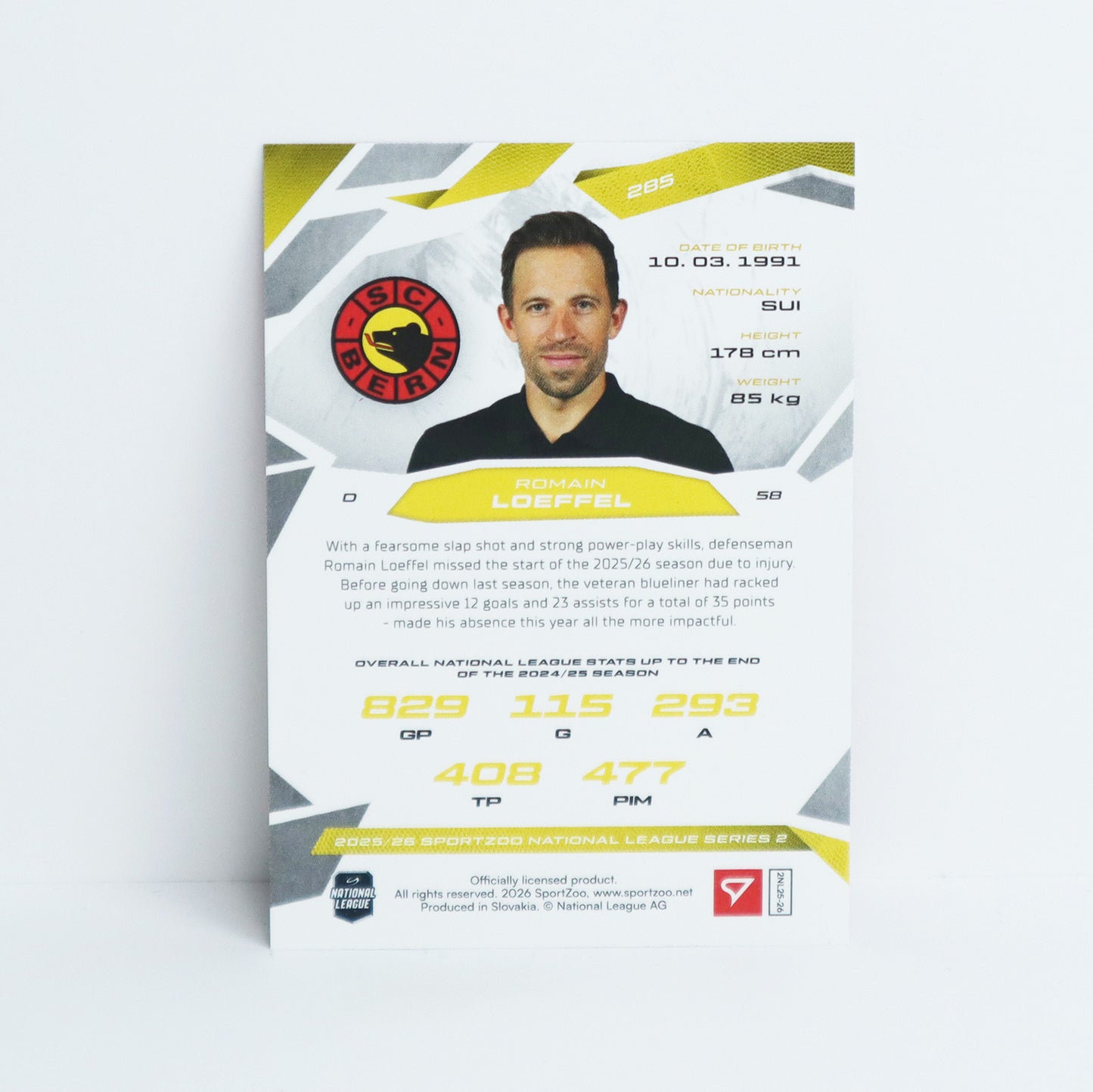 285 - SCB - ROMAIN LOEFFEL - BASE RED - 03/20