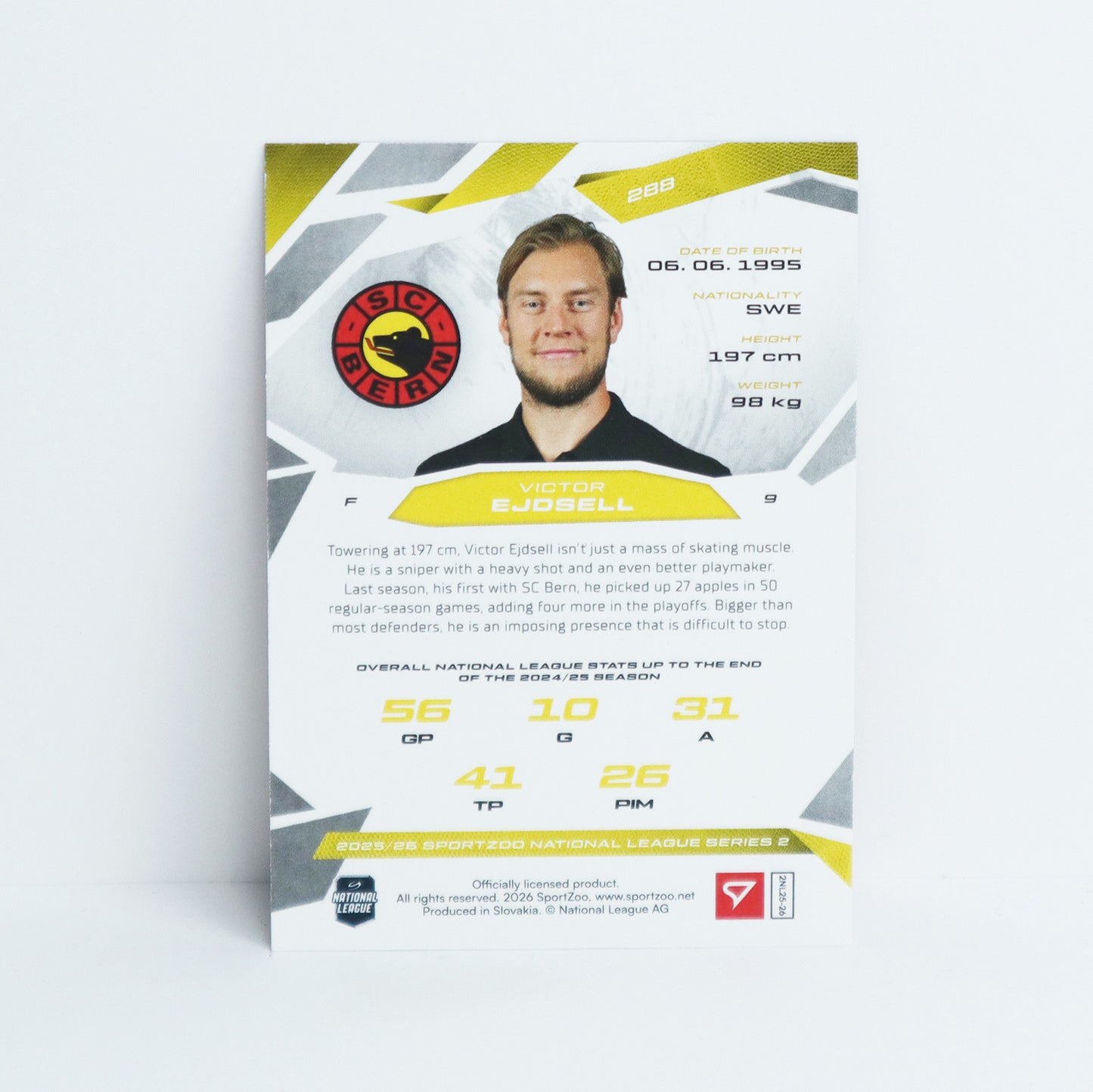 288 - SCB - VICTOR EJDSSELL - BASE RED - 04/20