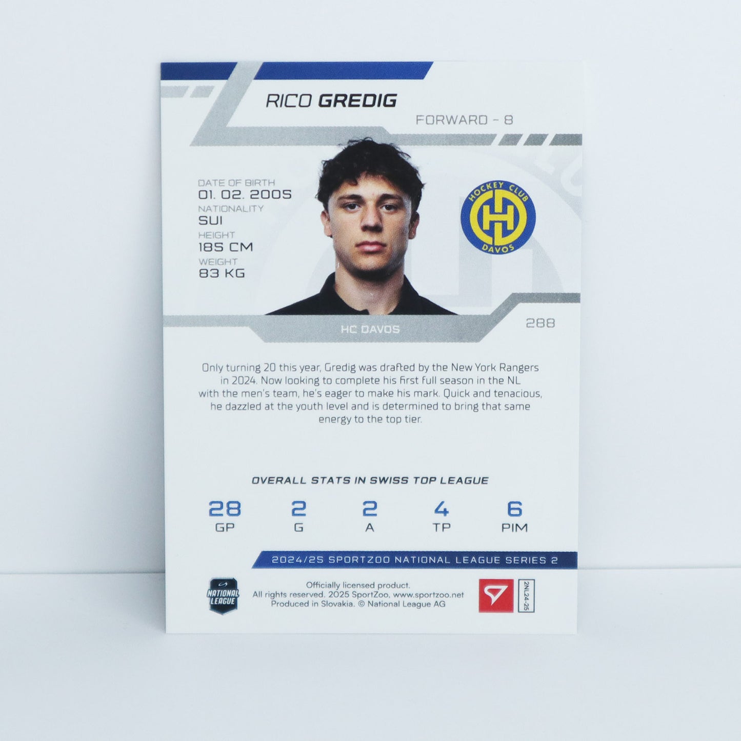 288 - HCD - RICO GREDIG - BASE SET