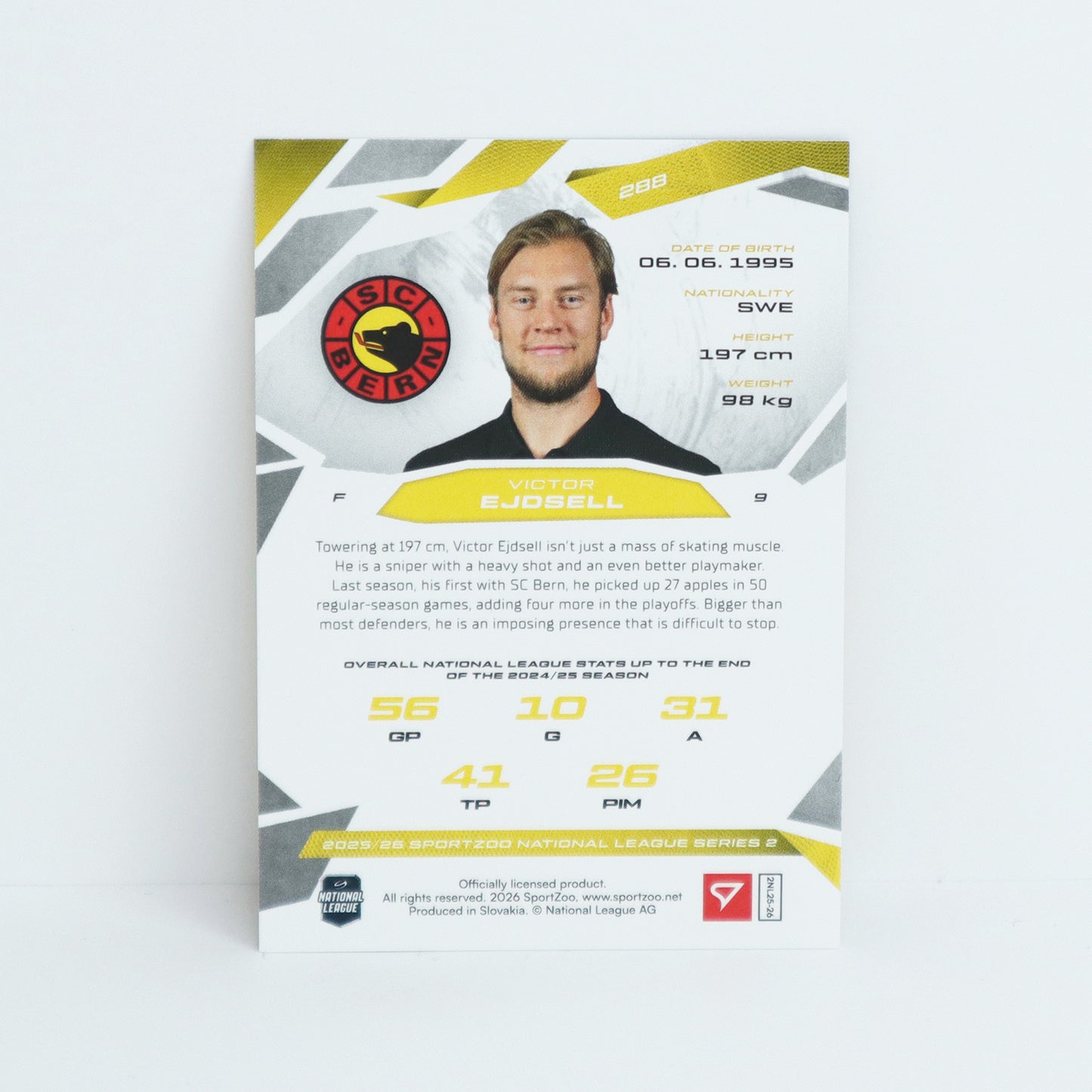 288 - SCB - VICTOR EJDSSELL - BASE GOLD - 01/10