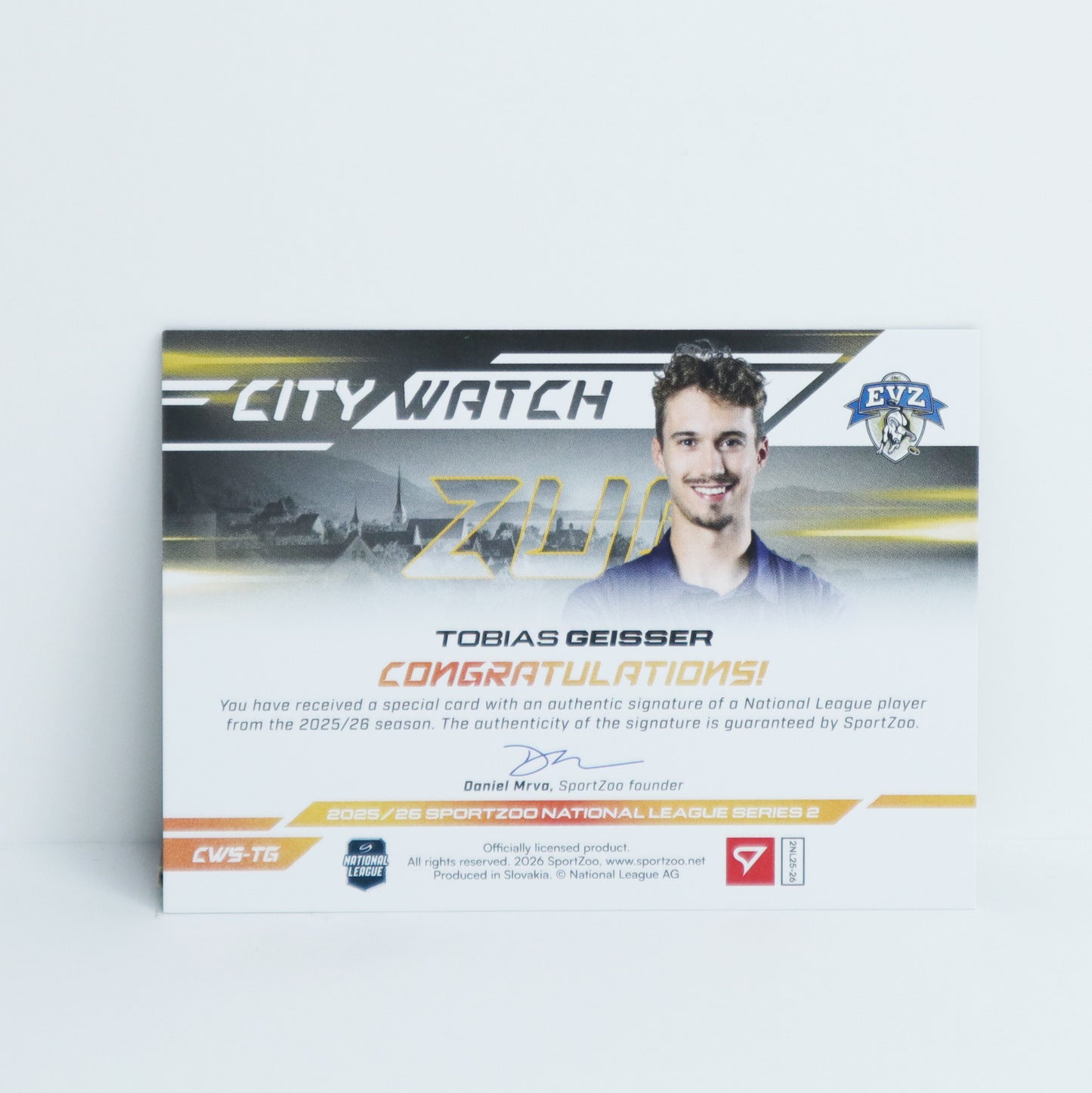 CWS-TG - EVZ - TOBIAS GEISSER - CITY WATCH GOLD AUTO - 02/35