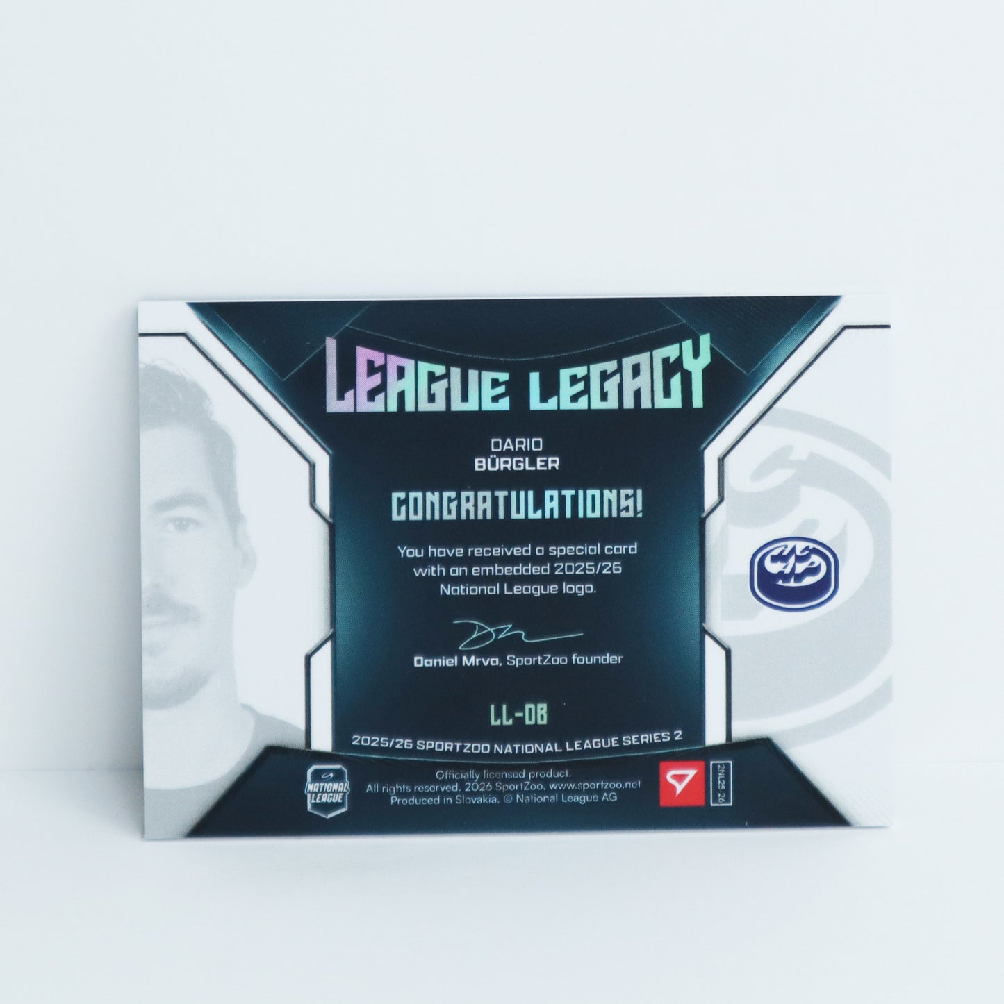 LL-DB - HCAP - DARIO BURGLER - LEAGUE LEGACY SILVER - 13/20