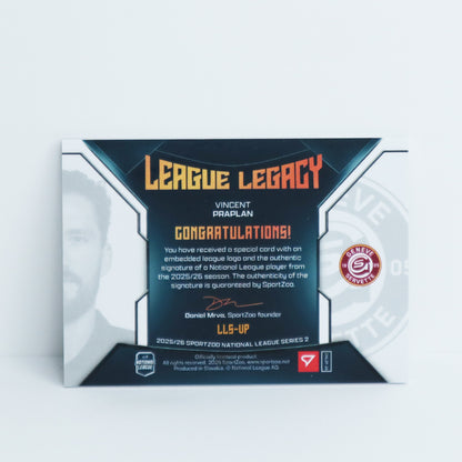 LLS-VP - GSHC - VINCENT PRAPLAN - LEAGUE LEGACY GOLD AUTO - 6/9
