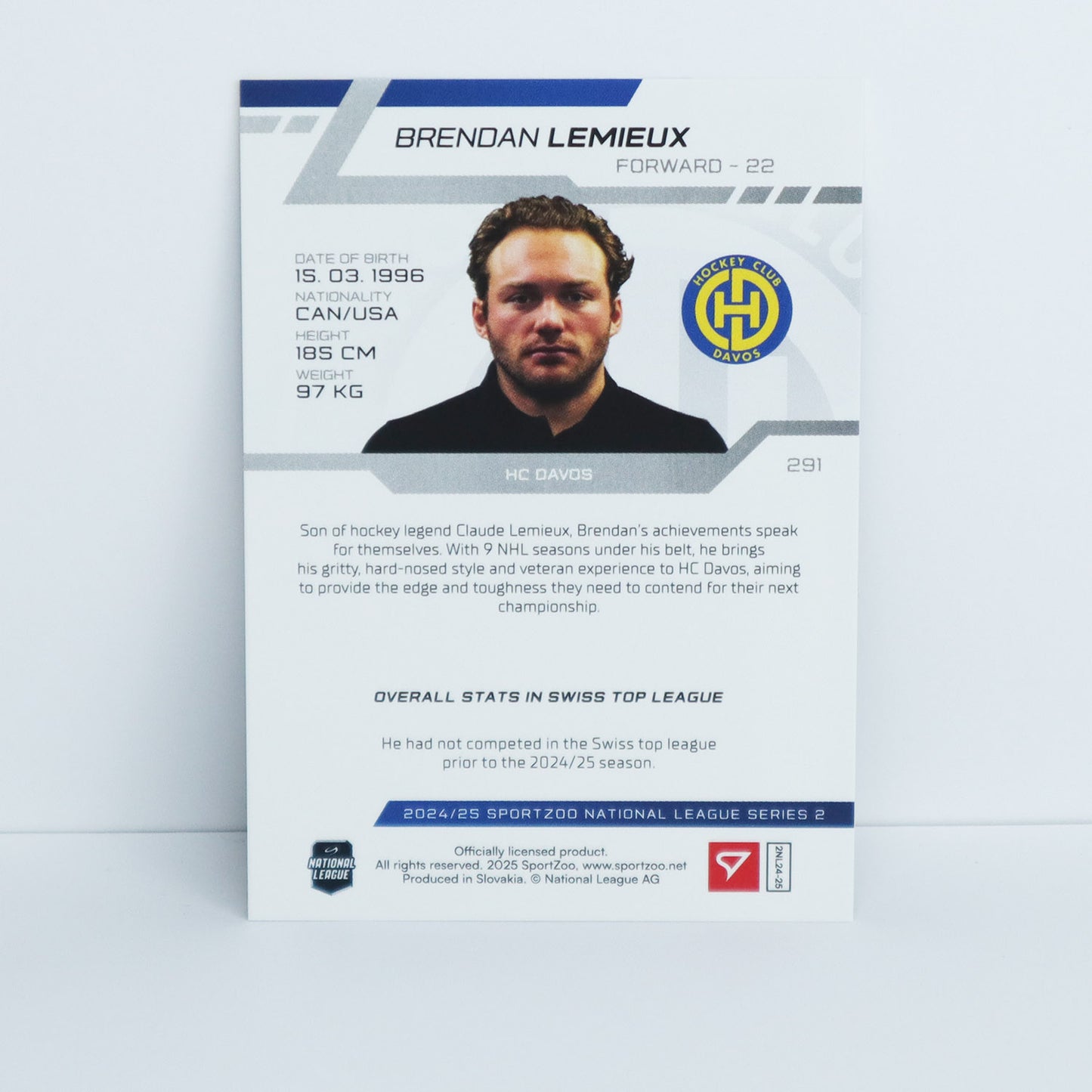 291 - HCD - B. LEMIEUX - BASE SET