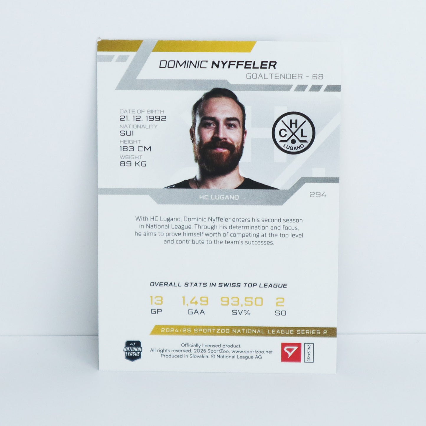 294 - HCL - D. NYFFELER - BASE PURPLE