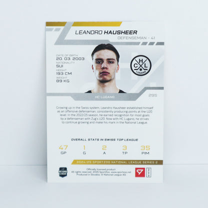 295 - HCL - L. HAUSHEER - BASE GREEN