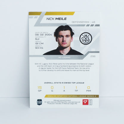 296 - HCL - NICK MEILE - BASE RED - 17/20