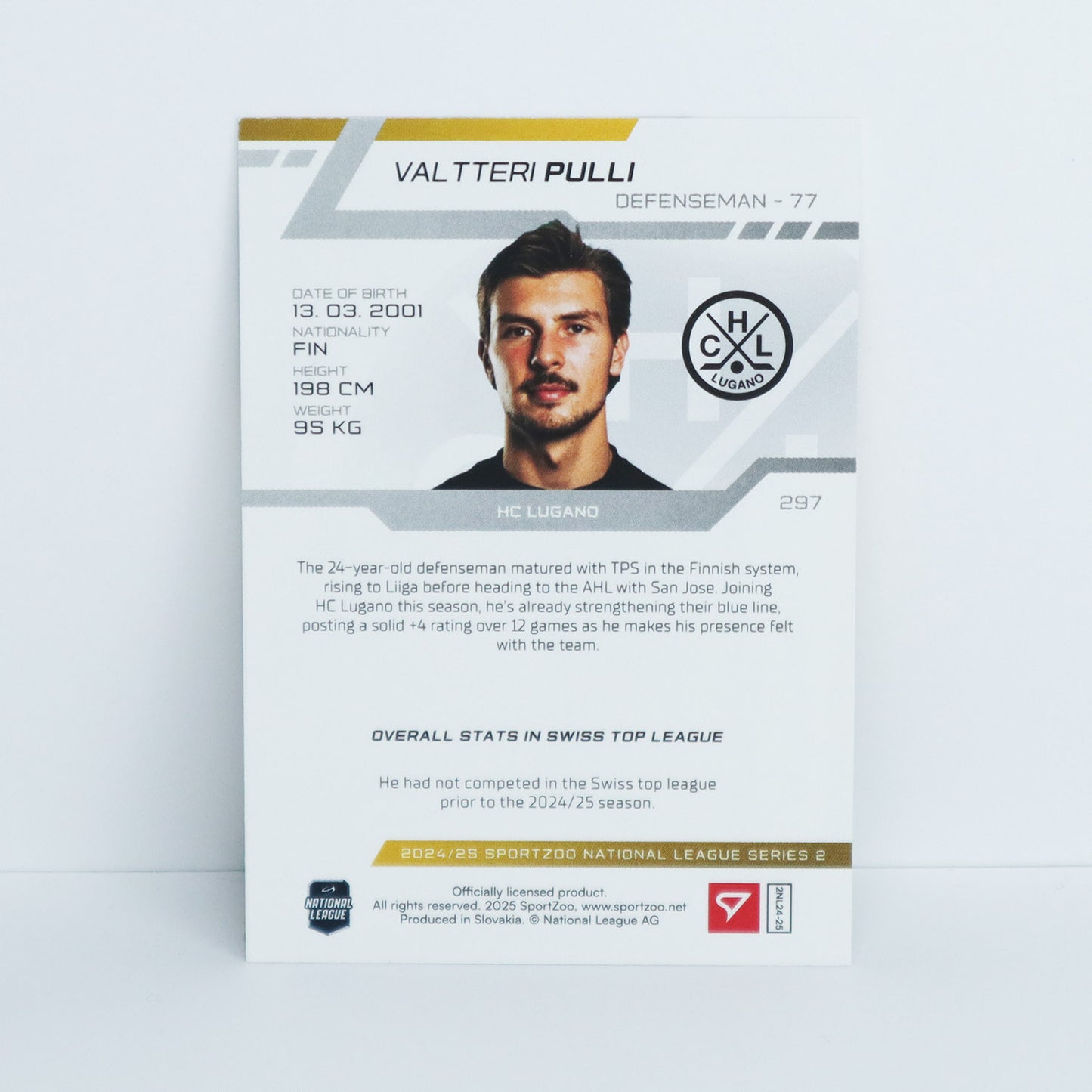 297 - HCL - VALTTERI PULLI - BASE GREEN