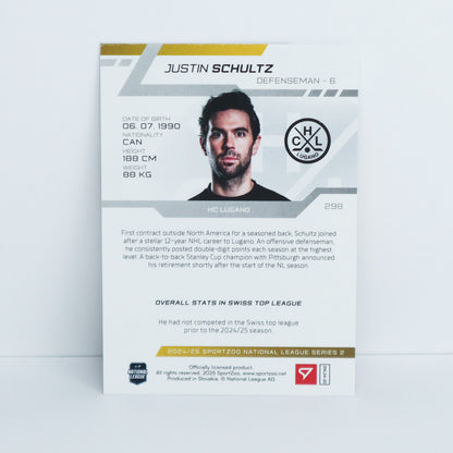 298 - HCL - JUSTIN SCHULTZ - BASE PURPLE