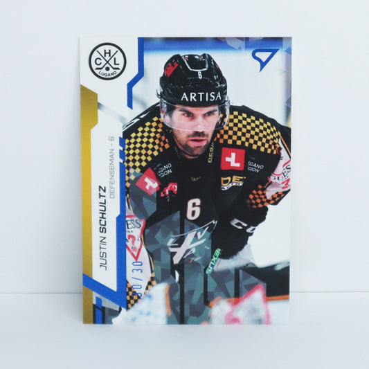 298 - HCL - JUSTIN SCHULTZ - BASE BLUE - 30/30