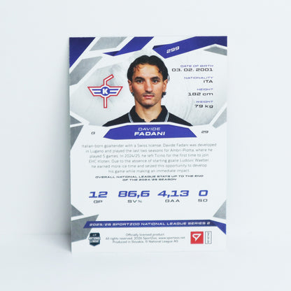 299 - EHCK - DAVIDE FADANI - BASE GREEN - 17/30