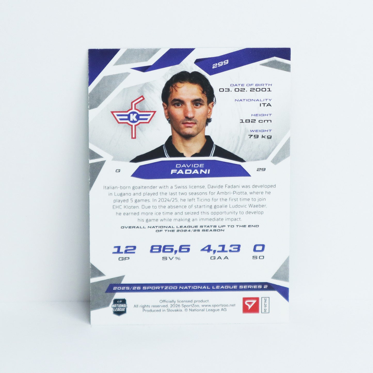 299 - EHCK - DAVIDE FADANI - BASE GREEN - 24/30