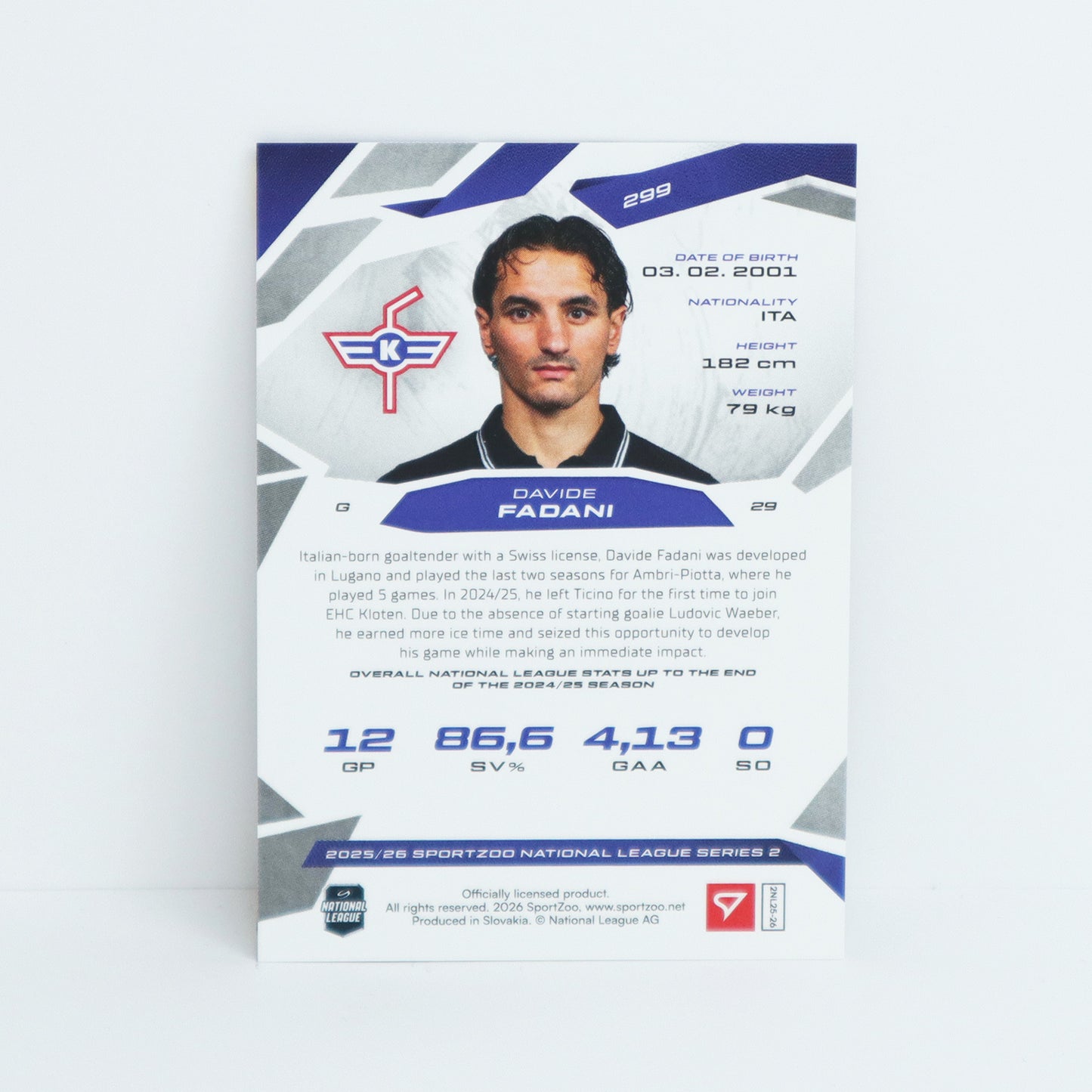 299 - EHCK - DAVIDE FADANI - BASE BLUE