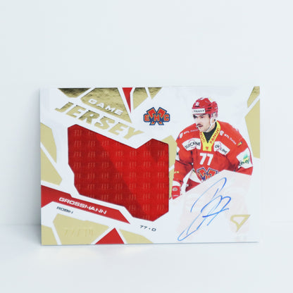 GJS-RG - EHCB - ROBIN GROSSMANN - GAME JERSEY GOLD AUTO - 22/30