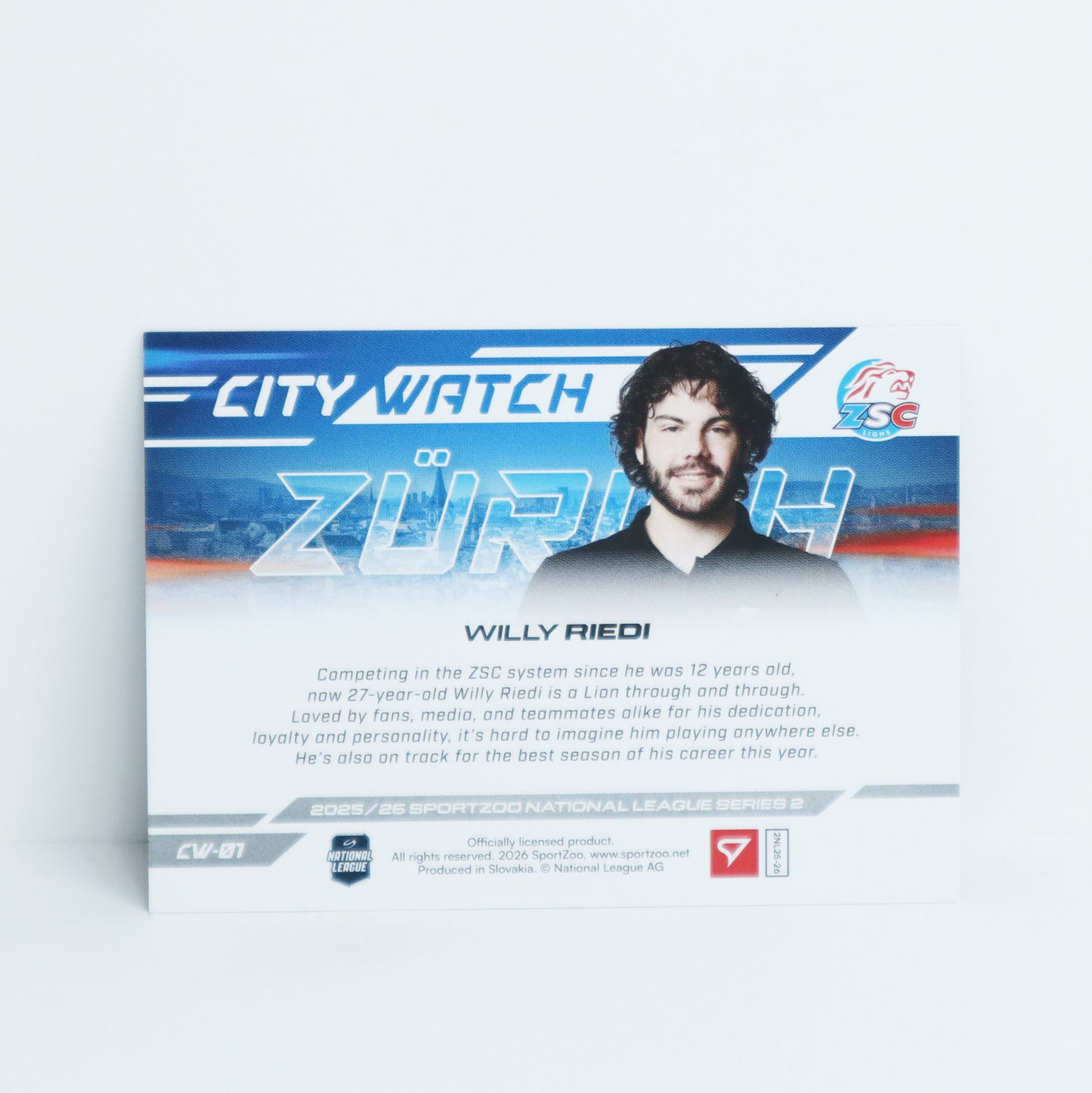 CW-01 - ZSC - WILLY RIEDI - CITY WATCH COPPER - 11/95
