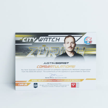 CWS-JS - ZSC - JUSTIN SIGRIST - CITY WATCH GOLD AUTO - 03/35