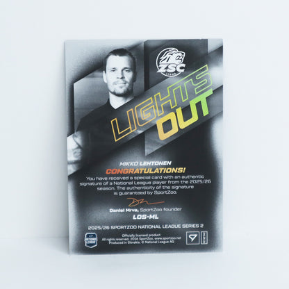 LOS-ML - ZSC - MIKKO LEHTONEN - LIGHTS OUT GOLD AUTO - 05/60