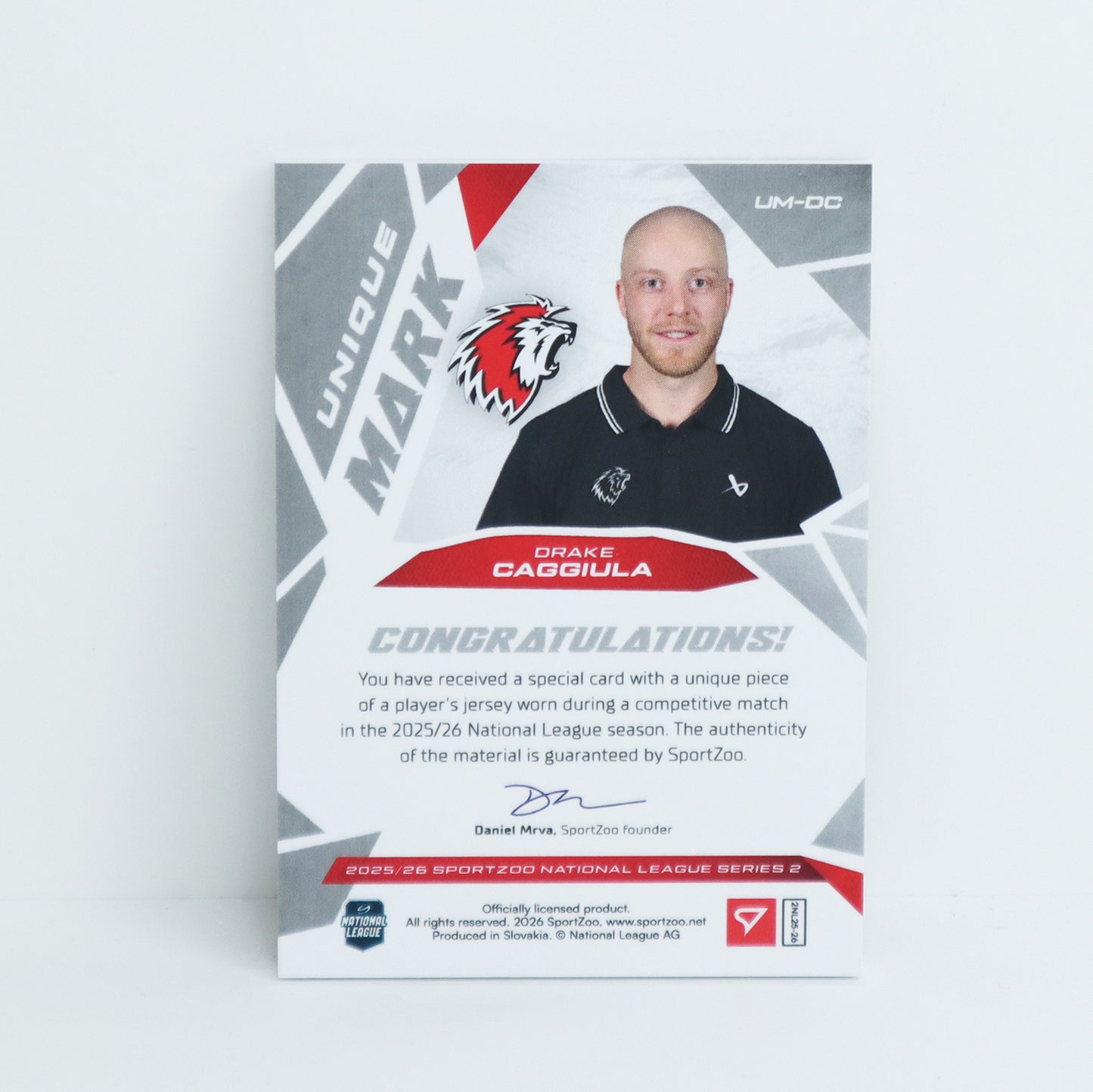 UM-DC - LHC - DRAKE CAGGIULA - UNIQUE MARK - 02/30