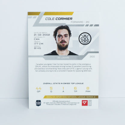 300 - HCL - COLE CORMIER - BASE PURPLE